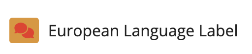 European Language Label