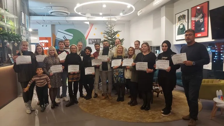 Don't Ignore Me project team with certificates